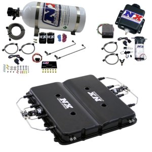 Cadillac CTS-V Nitrous Oxide Injection Kit - Nitrous Express - Billet LT4 Supercharger Lid - `16-`19
